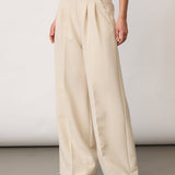 AcileCC Pleat Pant LL - Bone