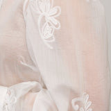 NovinCC Emb LS Shirt - Off white