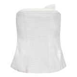 BiaCC Knot Tube Top - Silver