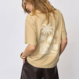 Coco BeachCC Box Tee - Bisquit