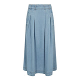 TillyCC Anya Pleat Skirt - Fade Denim