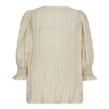 MichaCC SS V-Blouse - Bisquit - Co'couture