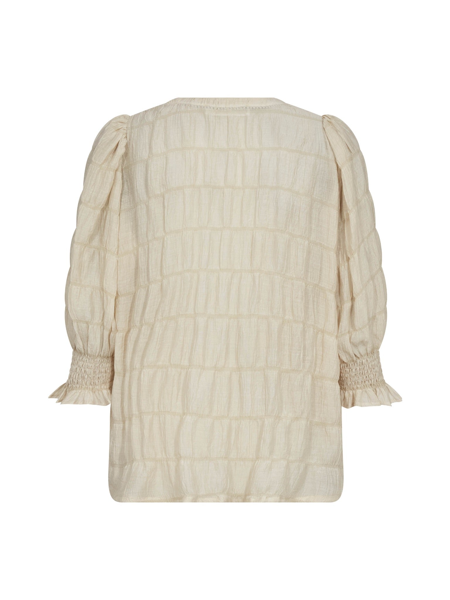 MichaCC SS V-Blouse - Bisquit - Co'couture