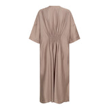 HeraCC Tunic V-Dress - Walnut