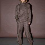 SinaCC Pin Jacket - Dark Brown