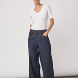 SiggaCC Stripe Pant - Denim Blue