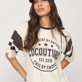 ConfidentCC Box Tee - Chocolate Plum