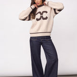 RowCC Coco Logo Knit - Creme