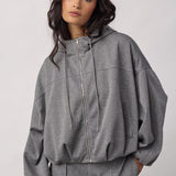 LanceCC Balloon Hoodie - Mid Grey Melange