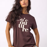 43002 Co´coutureCC Tee - Chocolate Plum