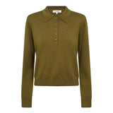 CoryCC Padded Polo Knit - Fern Green
