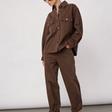 BeltonCC Denim Shirt - Dark Brown