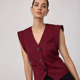 VoliCC Fitted Wing Vest - Berry Red