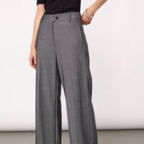 JackyCC Wide Pant - Mid Grey