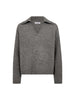 RogerCC LS Polo Knit - Grey Melange