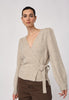 RogerCC Wrap Cardigan - Creme