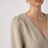RogerCC Wrap Cardigan - Creme