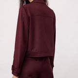 30325 TerryCC Jacket - Wine Red