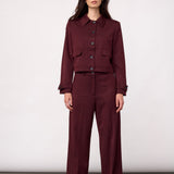 TerryCC Pant - Wine Red