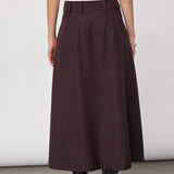 LunaCC New Pocket Pleat Skirt - Bison