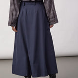 LunaCC New Pocket Pleat Skirt - Navy