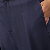 LunaCC Pleat Pant - Navy