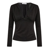 CamillaCC V-Blouse - Black