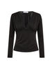 CamillaCC V-Blouse - Black