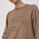 ErisCC Co’couture Patch Sweat - Walnut