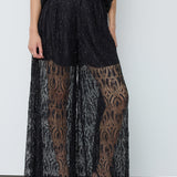 EricaCC Stone Skirt Pant - Black