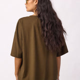 IvaraCC Flower Tee - Dusty Army
