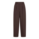 AcileCC Leg Pleat Pant - Brown