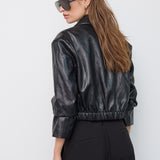 GittCC Crop Blazer - Black