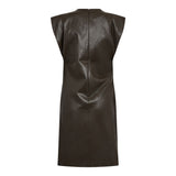 GittCC Pleat Dress - Dark Brown