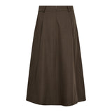LunaCC Long Skirt - Dusty Army
