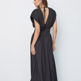 CattiaCC V-Dress - Black