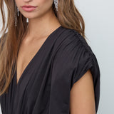 CattiaCC V-Dress - Black
