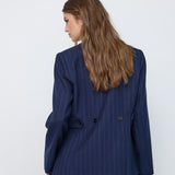 GabieCC Pin Fitted Blazer - Navy