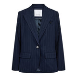 GabieCC Pin Fitted Blazer - Navy