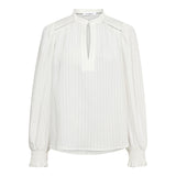 SenneCC Lace V-Blouse - White
