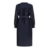 MelinCC Emb Dress - Navy
