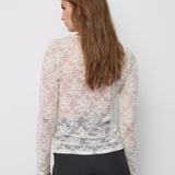 BirtaCC O-neck Blouse - Off-White