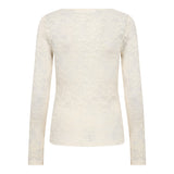 BirtaCC O-neck Blouse - Off-White