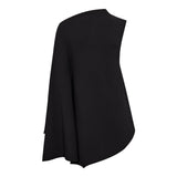 FalconCC Drape Top - Black