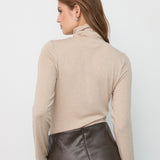 RigoCC Rollneck Blouse - Walnut