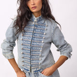 JacksonCC Officer Denim Jacket - Bleach Denim