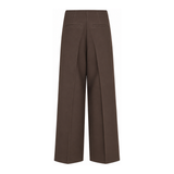 AcileCC Pleat Pant - Brown