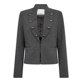 PriscillaCC Officer Jacket - Mid Grey