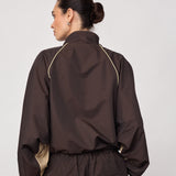 AloraCC Block Jacket - Dark Brown