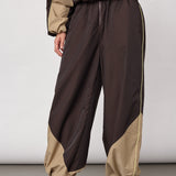 AloraCC Block Pant - Dark Brown